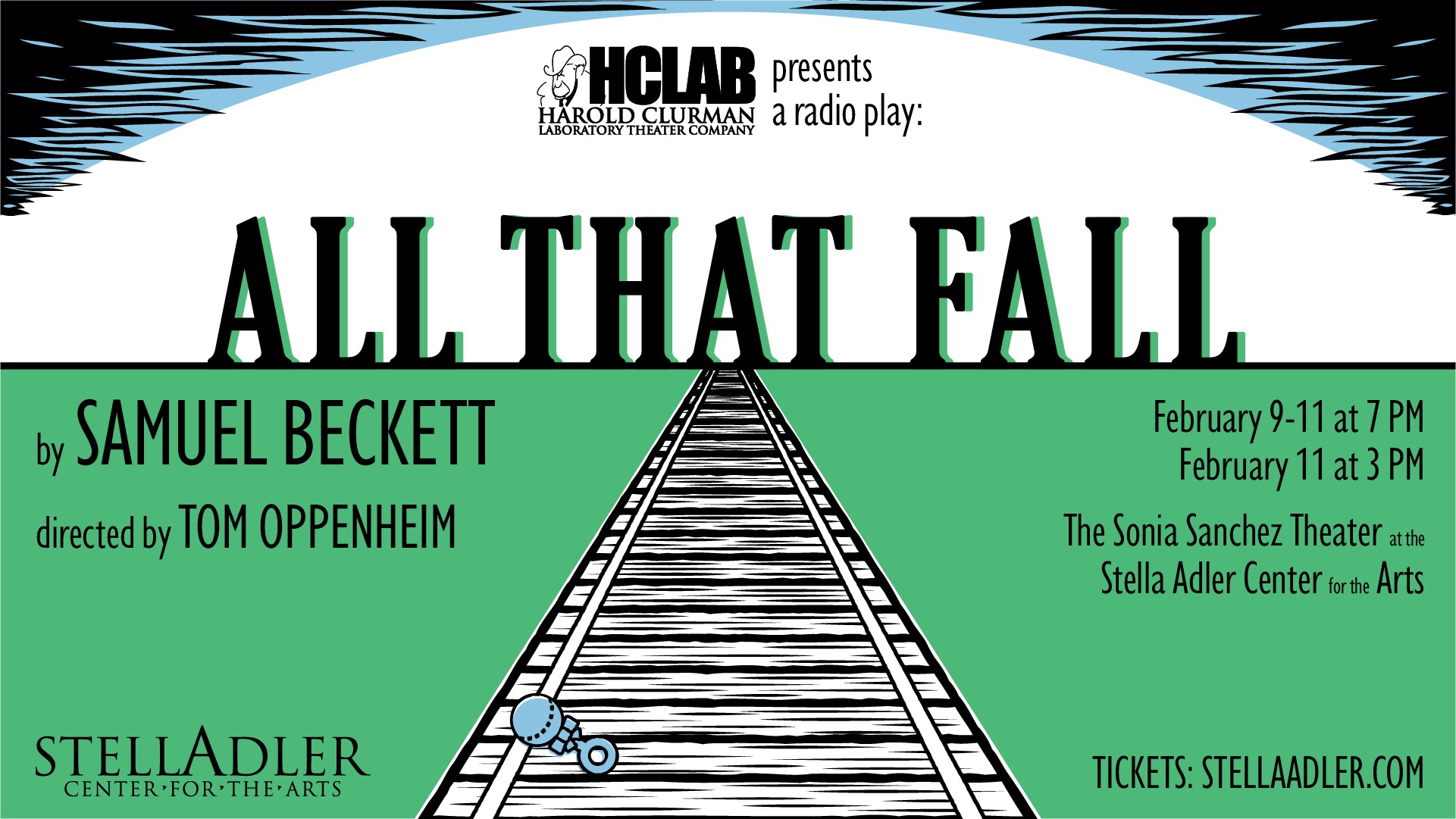 HCLAB presents a radio play: All That Fall by Samuel Beckett, directed by Tom Oppenheim, February 9-11 2023