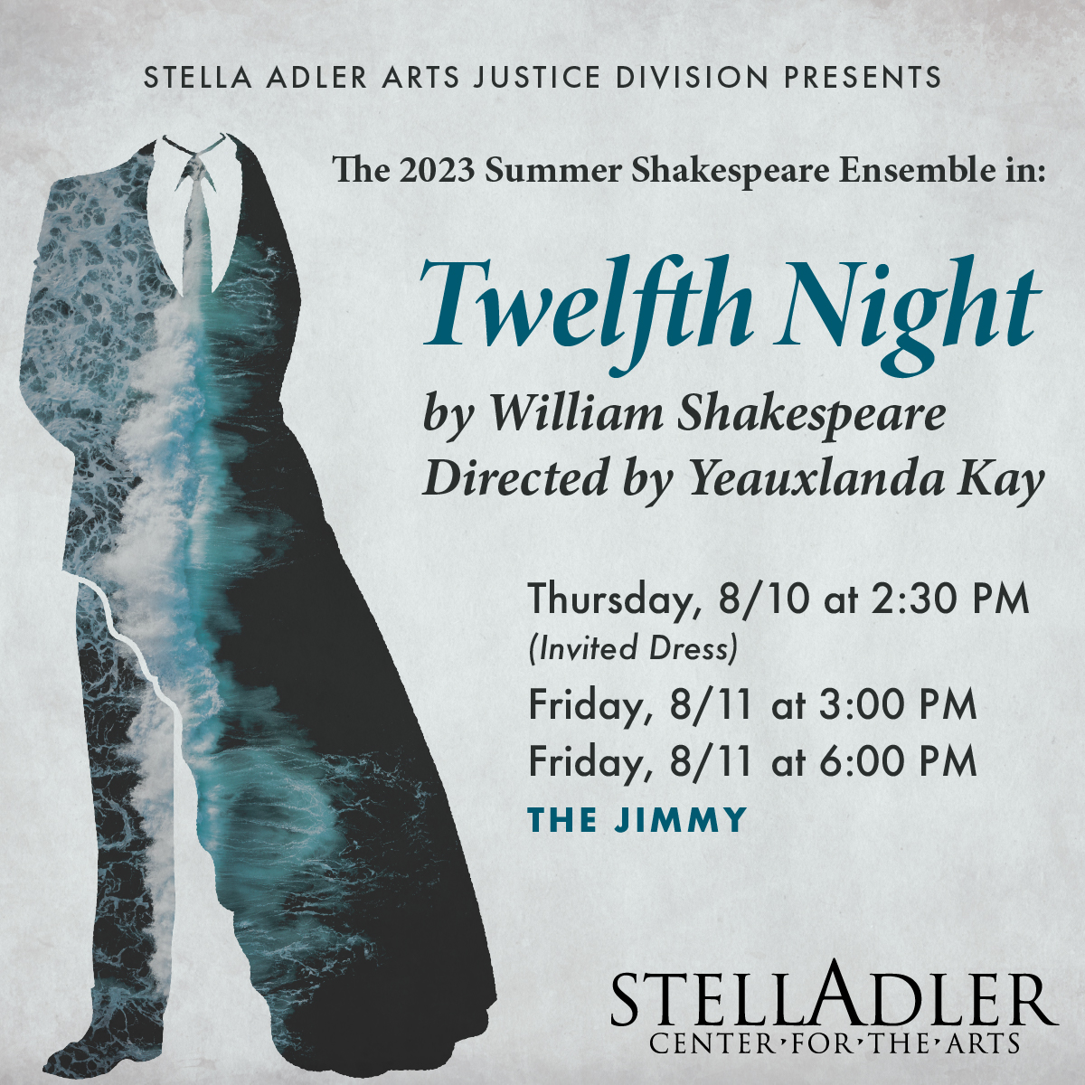 Twelfth Night production graphic